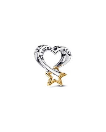 Pandora Lucky Star & Heart Charme 763513C00