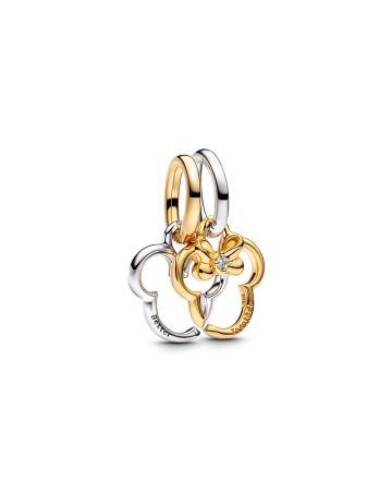Pandora Disney Mickey Mouse & Minnie Mouse Splittable Dangle Charme 763650C01