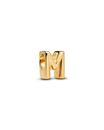 Pandora vergoldeter Buchstaben-Charm, M 763959C00