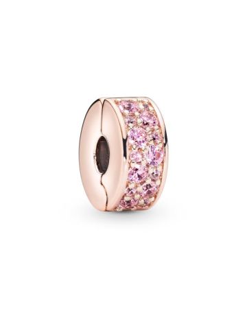 Pandora Rose Moments Sparkling Pink Clip Charme 781817PCZ