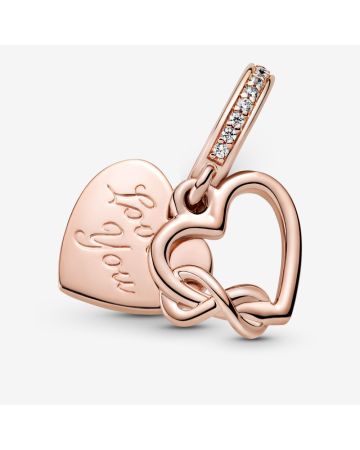 Pandora Rose Love You Infinity Heart Charme 789369C01-1
