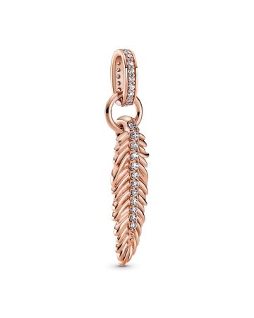 Pandora Rose Sparkling Feather Charme 789550C01