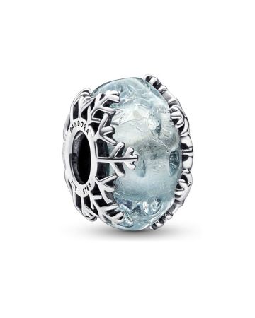Pandora Moments Winter Blue Snowflake Charme 792377C00