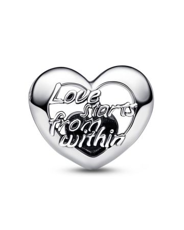 Pandora Moments Openwork Heart & Script Charme 792512C00
