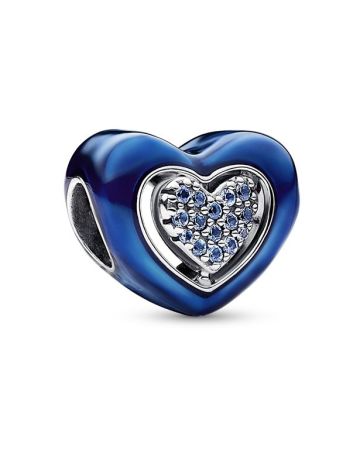 Pandora Blue Spinnable Heart hela 792750C01-1