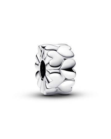 Pandora Heart Pattern Clip Charme 792828C00