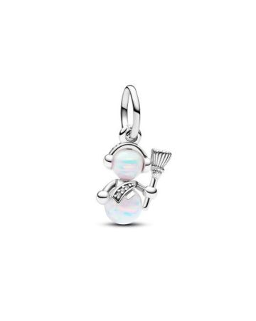 Pandora Opalescent Snowman Dangle Charme 792981C01