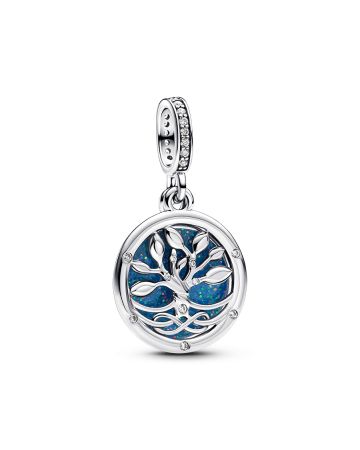 Pandora Glow-in-the-dark Infinity Tree Double Dangle Charme 793599C01