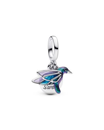 Pandora Hummingbird Double Dangle Charme 793746C01