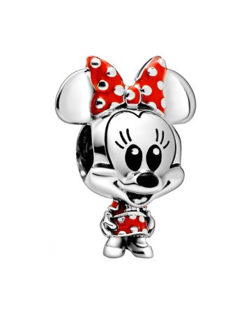 Pandora Disney Minnie Dotted Dress & Bow Charme 798880C02