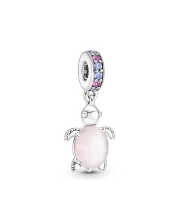 Pandora Moments Murano Glass Pink Sea Turtle Charme 798939C02