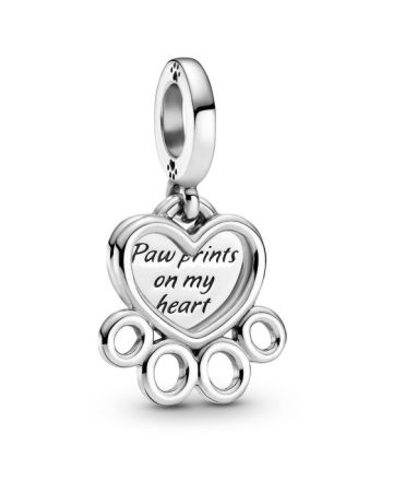 Pandora Hearts & Paw Prints Charme 799360C00