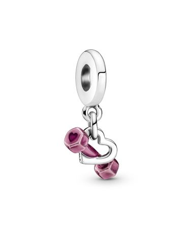 Pandora Dumbbell & Heart Charme 799545C01