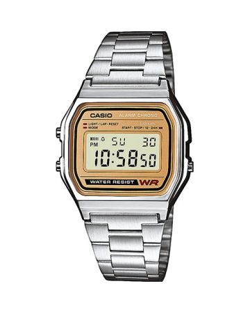 Casio Digi Retro Armbanduhr A158WEA-9EF-1