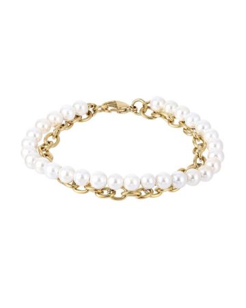 Teräs / helmirannekoru BSS905 GP SS CHAIN WHITE
