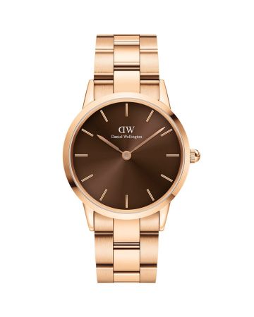 Daniel Wellington Iconic Link Amber 36 mm -rannekello DW00100461