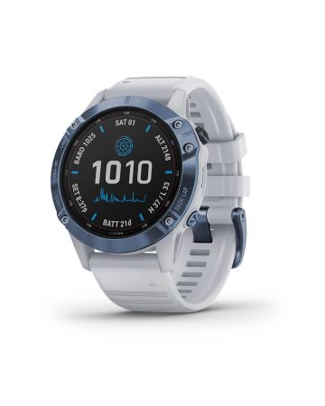 Garmin Fenix 6 Pro Solar Cobalt Blue Whitestone 010-02410-19