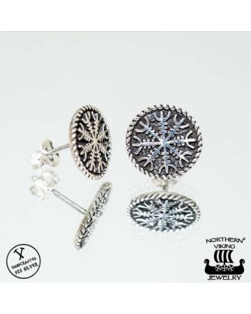 Northern Viking Jewelry Helm of Awe -korvakorut NVJKK023