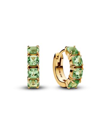 Pandora Textured Green Hoop Ohrringe 263851C01