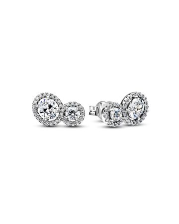 Pandora Embracing Halo Stud Ohrringe 293774C01