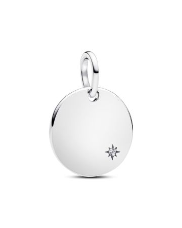 Pandora Engravable Lab-Grown Diamond Tag Anhänger 394012C01