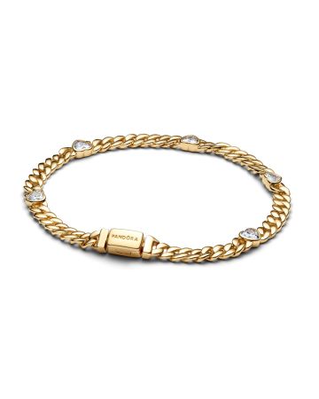 Pandora Heart Cuban Chain Armband 564226C01