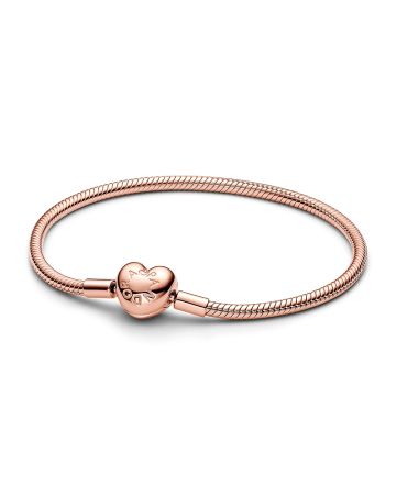 Pandora Moments Heart Clasp Snake Chain rannekoru 17 cm 583050c00-1