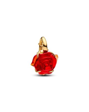 Pandora Disney Beauty and the Beast Enchanted Rose Dangle Charme 764018C01