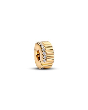 Pandora Ribbed Clip Charme 764078C01