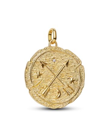 Pandora ME Crossing Arrows Oversized Medallion Charme 764084C01
