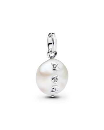 Pandora Treated Freshwater Cultured Baroque Pearl Mum Dangle Charme 793783C01