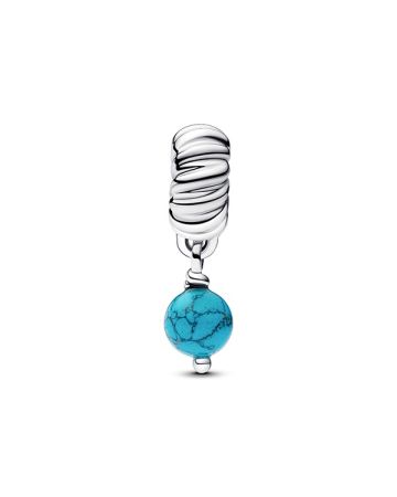 Pandora Turquoise-coloured Dangle Charme 793901C01