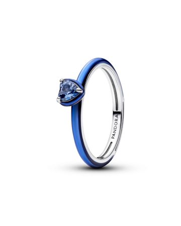 Pandora Blue Chakra Heart sormus 193088C03