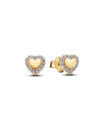 Pandora Heart Halo Stud Ohrringe 264363c01