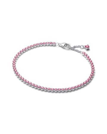 Pandora Pink Small Tennis rannekoru 593927C02