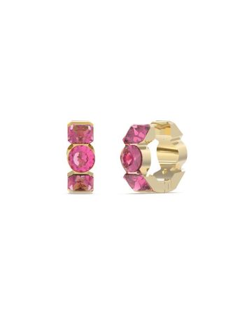 Guess Crazy Geometrical korvakorut / vaaleanpunainen JUBE03305JWYGFCT/U-1