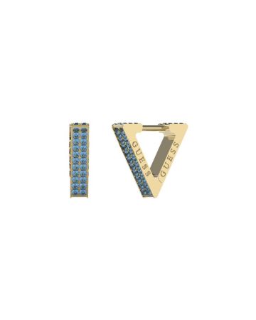 Guess Crazy Triangle korvakorut / sininen JUBE03306JWYGBLT/U-1