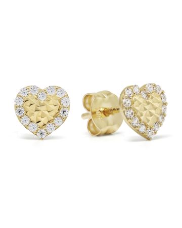 Gold HerzOhrringe K-E93571Z