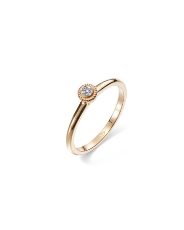 Kalevala Valittu timanttisormus, keltakulta 0.06 ct  141000001D-10