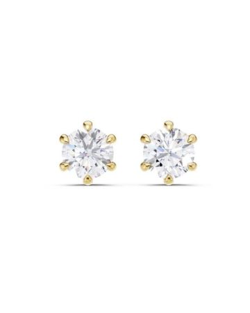 Brilliant Star Ohrringe mit Labordiamanten LES01068 YG 0.50
