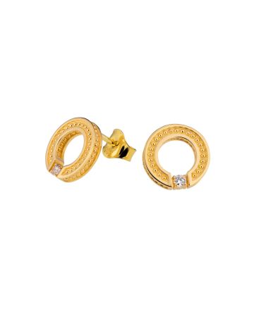 Lumoava Aina korvakorut laboratoriotimantilla 14K L74259790000