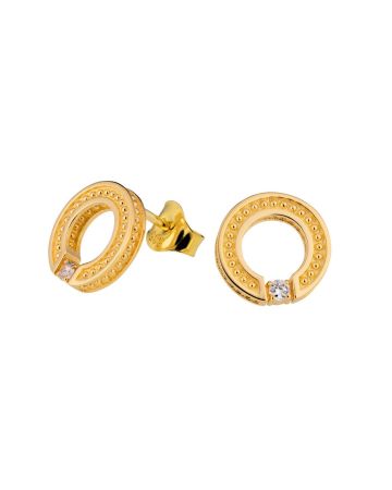 Lumoava Aina korvakorut 14K kulta L74259730000