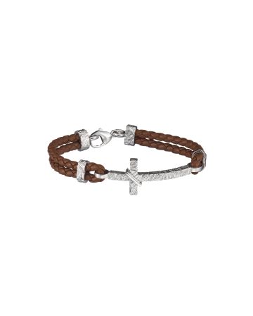 Lumoava Uurre -rannekoru (21cm) ruskea L53204090210