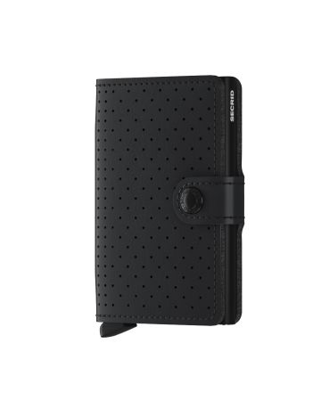 Secrid Miniwallet Perforated Black MPF-BLACK
