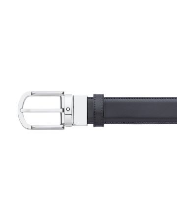 Montblanc Horseshoe Buckle Black/brown 30 mm Reversible Leather vyö MB111080-1