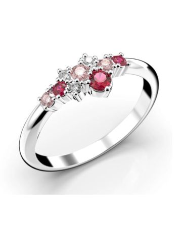 Festive Nelly Pink timanttisormus 14-609-019P-VK-HSI1