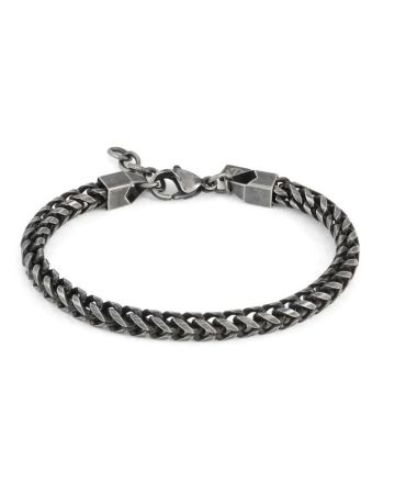 Nomination Beyond Stainless Steel Vintage Black Fishbone Armband 028936/050