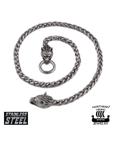 Northern Viking Jewelry Wheat Link Sudenpäillä kaulakoru 55 cm NVJKE009