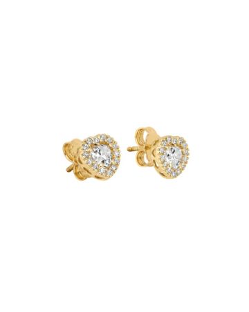 Goldene Ohrringe OR 3688