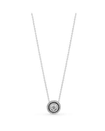 Pandora Sparkling Double Halo Halskette 399414C01-45